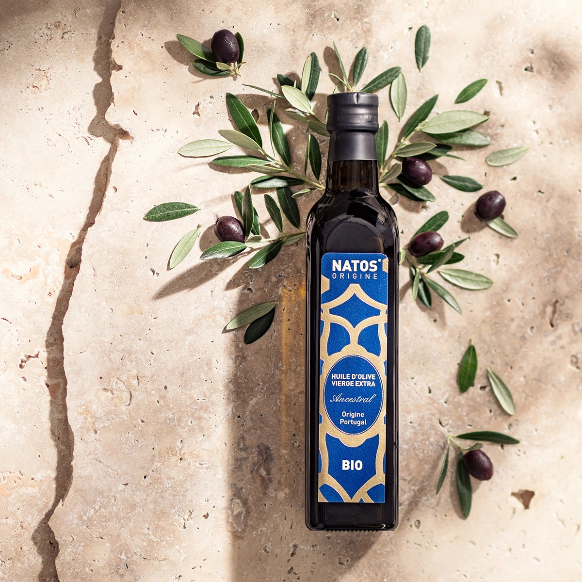 Notre huile d'olive portugaise premium Ancestral, riche en polyphénols