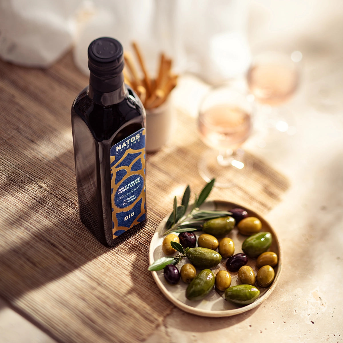 Notre huile d'olive portugaise Ancestral, idéal pour vos apéritifs