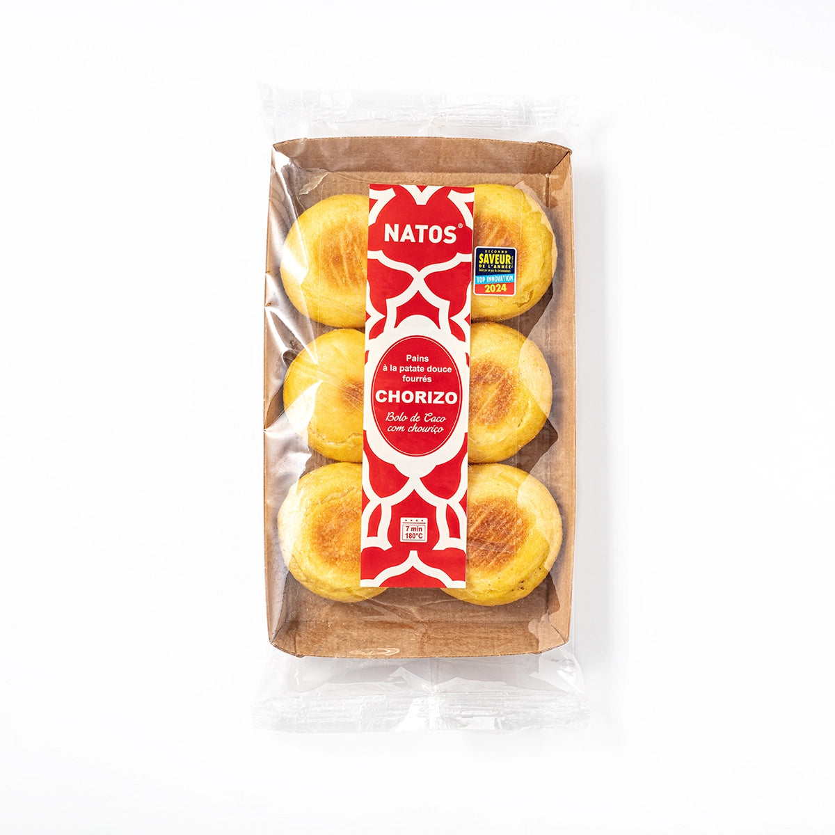 Notre bolo de caco au chorizo, idéal pour vos apéritifs