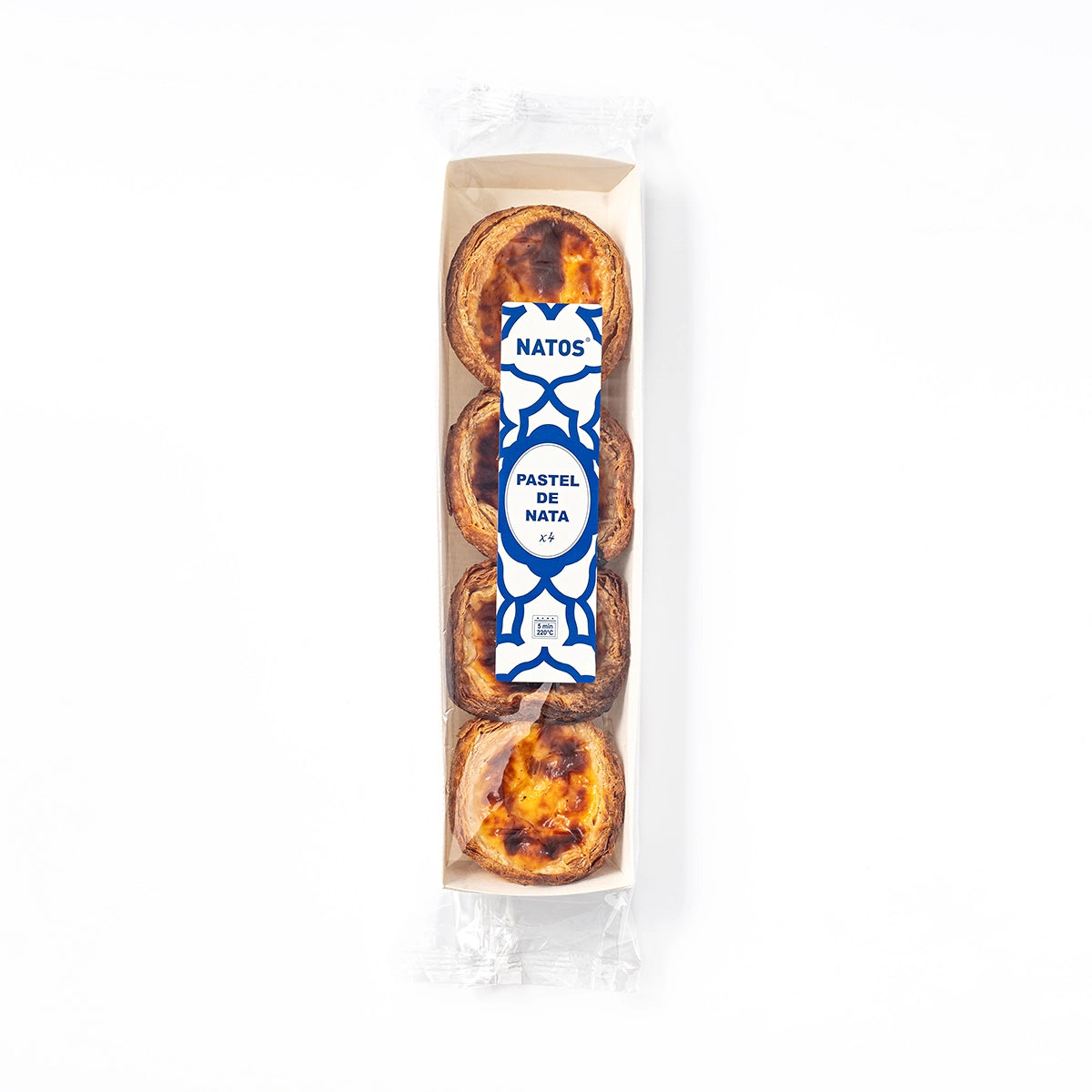 Nos pasteis de nata par 4