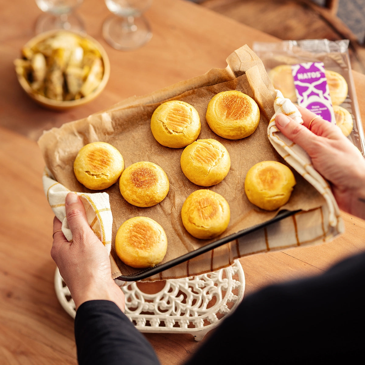 Nos bolo de caco à l'ail sublimeront vos apéritifs