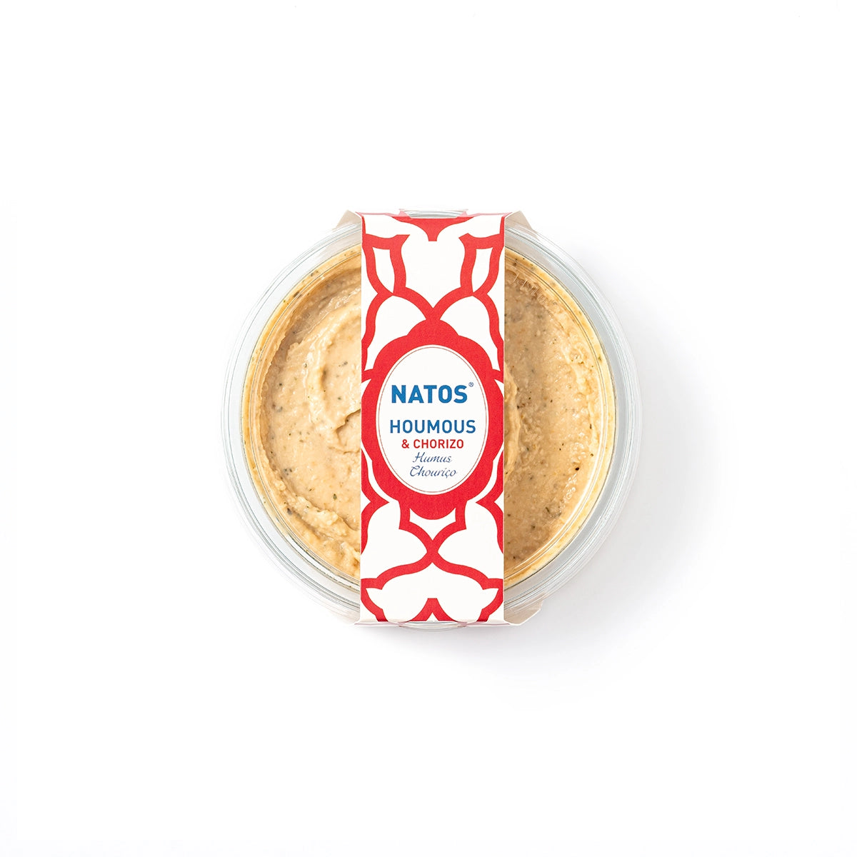 Notre houmous au chorizo